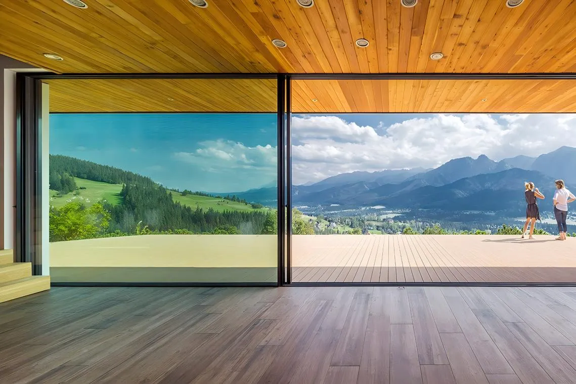 Aluminum sliding doors are suitable for any setting