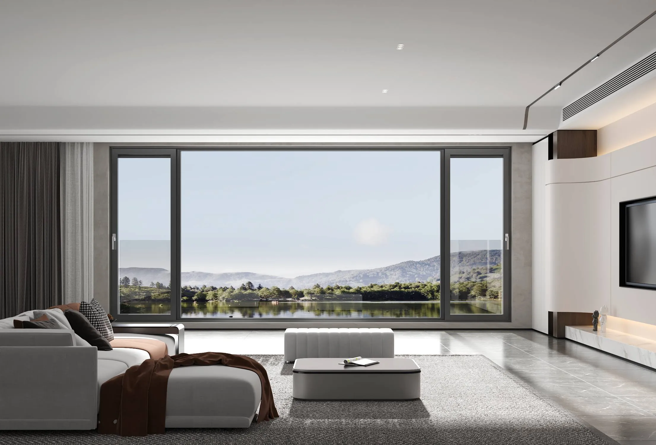 Interior aluminum doors Supplier