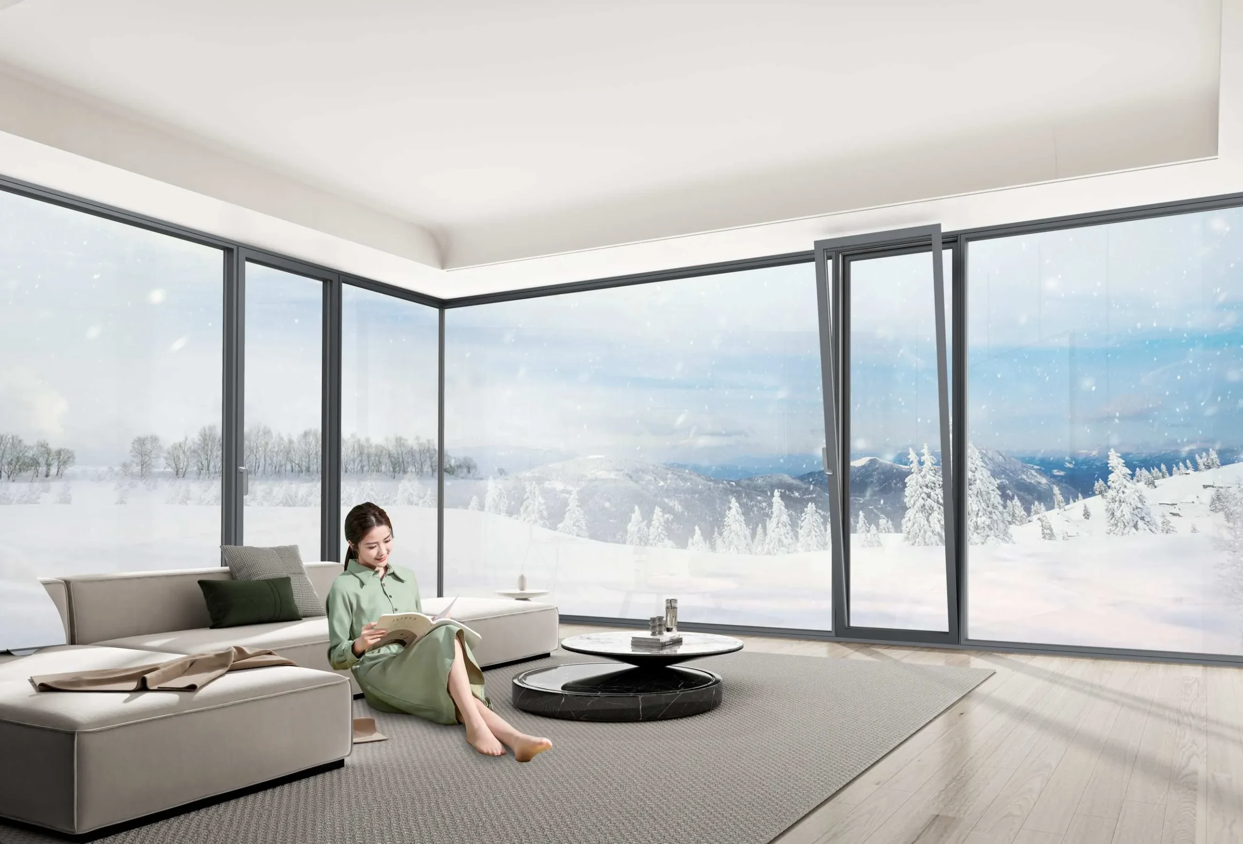 Interior aluminum doors Supplier